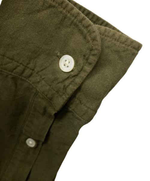 AMI PARIS（アミ パリス）AMI PARIS (アミ パリス) Ami De Coeur エンボス ボクシー シャツ/A18C1400406 グリーン サイズ:３７の古着・服飾アイテム