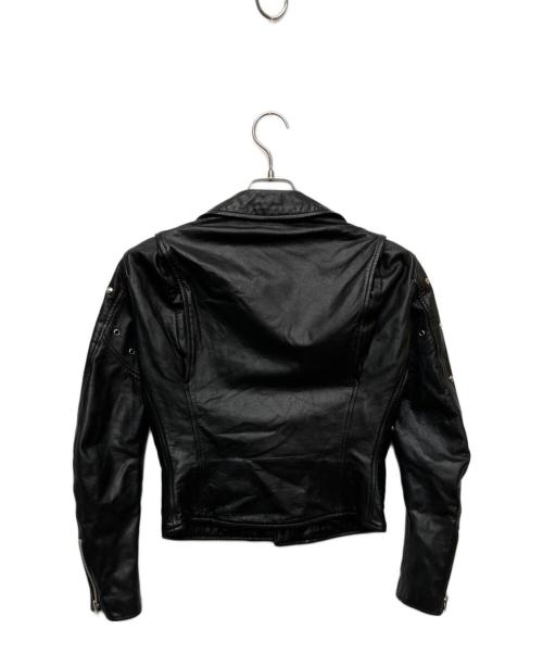 JUNYA WATANABE COMME des GARCONS（(ジュンヤワタナベ コムデギャルソン）JUNYA WATANABE COMME des GARCONS ((ジュンヤワタナベ コムデギャルソン) スタッズライダースジャケット/JP-J031 ブラック サイズ:ＸＳの古着・服飾アイテム