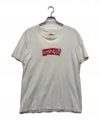 SUPREME×COMME des GARCONS SHIRTシュプリーム×コムデギャルソンシャツ）の古着「Box Logo Tee」｜ホワイト
