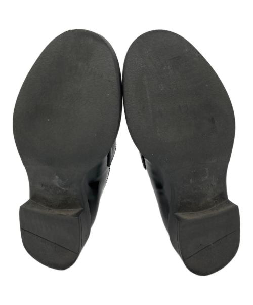 PRADA（プラダ）PRADA (プラダ) トライアングルロゴ ローファー/1D329N ブラック サイズ:361/2の古着・服飾アイテム