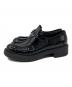 PRADA (プラダ) トライアングルロゴ ローファー/1D329N ブラック サイズ:361/2：73000円
