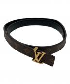LOUIS VUITTONルイ ヴィトン）の古着「サンチュール・LV アイコニックベルト/M0431M」｜ブラウン