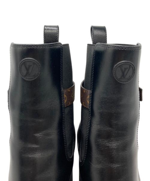 LOUIS VUITTON（ルイ ヴィトン）LOUIS VUITTON (ルイ ヴィトン) ルビーアンクルブーツ/MA0274 ブラウン×ブラック サイズ:371/2の古着・服飾アイテム