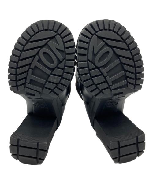 LOUIS VUITTON（ルイ ヴィトン）LOUIS VUITTON (ルイ ヴィトン) ルビーアンクルブーツ/MA0274 ブラウン×ブラック サイズ:371/2の古着・服飾アイテム