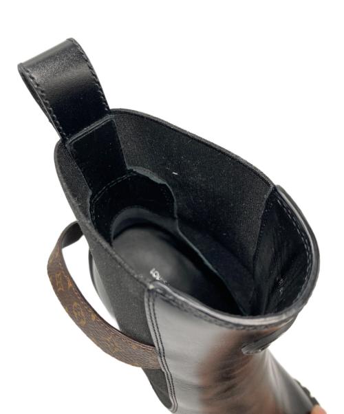 LOUIS VUITTON（ルイ ヴィトン）LOUIS VUITTON (ルイ ヴィトン) ルビーアンクルブーツ/MA0274 ブラウン×ブラック サイズ:371/2の古着・服飾アイテム