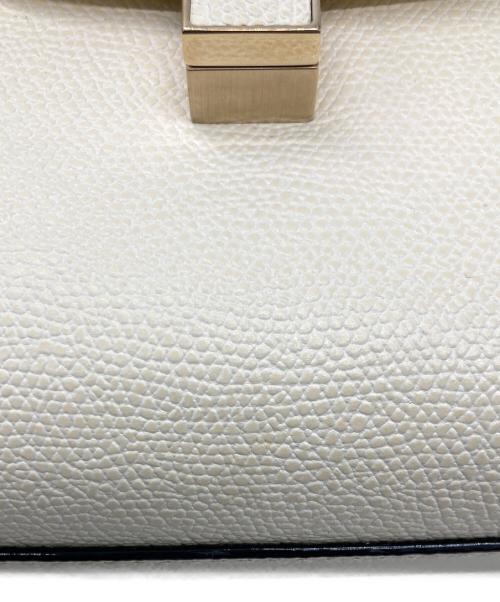 Valextra（ヴァレクストラ）Valextra (ヴァレクストラ) イジィデミニ/N 513220 ホワイトの古着・服飾アイテム