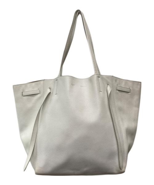 CELINE（セリーヌ）CELINE (セリーヌ) スモールカバファントム/176023 ホワイトの古着・服飾アイテム