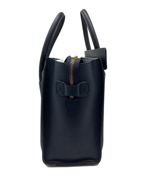 CELINE（セリーヌ）CELINE (セリーヌ) ラゲージ マイクロショッパー トートバッグ バッグ/189793 ネイビーの古着・服飾アイテム