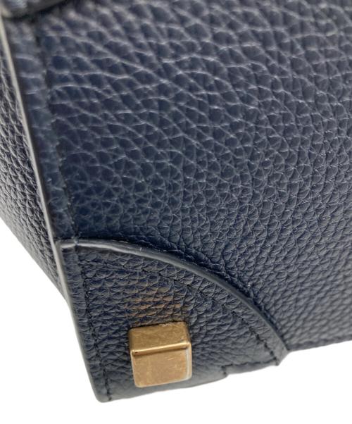 CELINE（セリーヌ）CELINE (セリーヌ) ラゲージ マイクロショッパー トートバッグ バッグ/189793 ネイビーの古着・服飾アイテム
