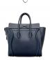 CELINE (セリーヌ) ラゲージ マイクロショッパー トートバッグ バッグ/189793 ネイビー：120000円