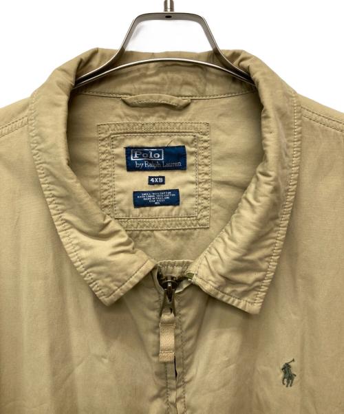 POLO RALPH LAUREN（ポロ・ラルフローレン）POLO RALPH LAUREN (ポロ・ラルフローレン) スイングトップ ベージュ サイズ:4XBの古着・服飾アイテム