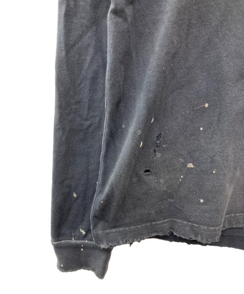 NEIGHBORHOOD（ネイバーフッド）NEIGHBORHOOD (ネイバーフッド) 23AW ダメージ&ペイント加工 ロングスリーブ Tシャツ/232OKNH-CSM03 ブラック サイズ:XLAの古着・服飾アイテム