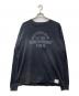 NEIGHBORHOOD（ネイバーフッド）の古着「23AW ダメージ&ペイント加工 ロングスリーブ Tシャツ/232OKNH-CSM03」｜ブラック