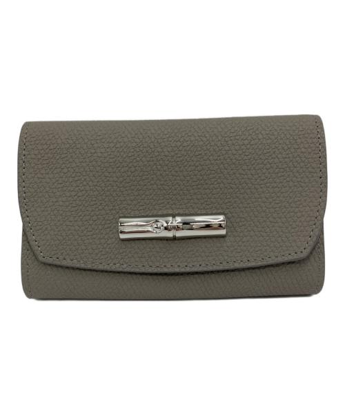 LONGCHAMP（ロンシャン）LONGCHAMP (ロンシャン) ロゾ コンパクトウォレット グレーの古着・服飾アイテム