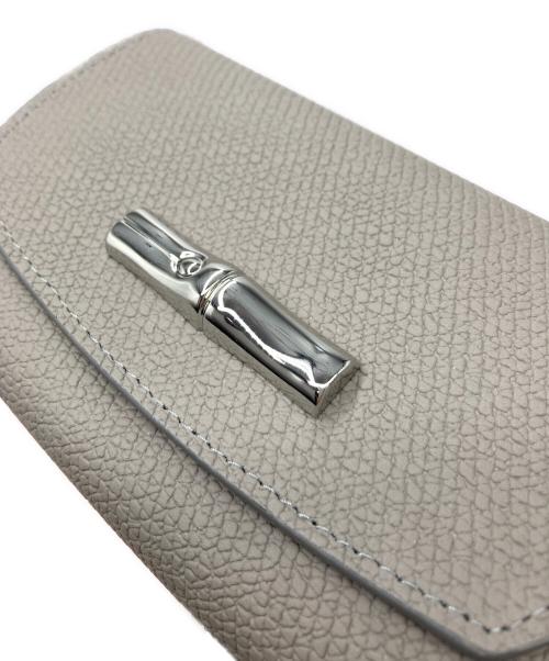 LONGCHAMP（ロンシャン）LONGCHAMP (ロンシャン) ロゾ コンパクトウォレット グレーの古着・服飾アイテム