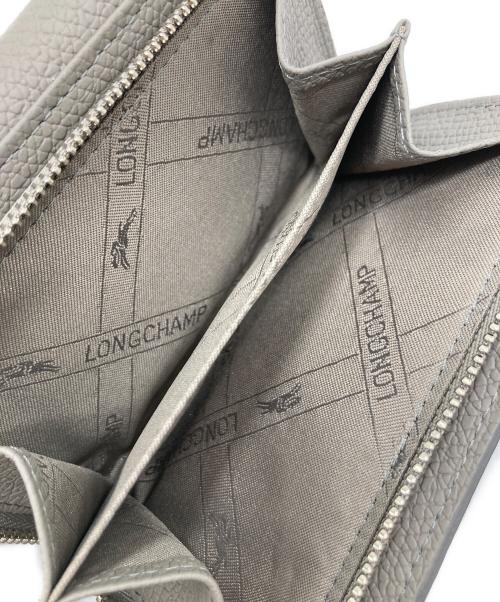 LONGCHAMP（ロンシャン）LONGCHAMP (ロンシャン) ロゾ コンパクトウォレット グレーの古着・服飾アイテム