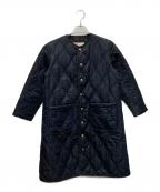 Traditional Weatherwear×Spick and Spanトラディショナルウェザーウェア×スピック＆スパン）の古着「ARKLEY LONGキルティングコート/L222APQC00338MJ」｜ネイビー