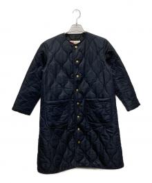 Traditional Weatherwear×Spick and Span（トラディショナルウェザーウェア×スピック＆スパン）の古着「ARKLEY LONGキルティングコート/L222APQC00338MJ」｜ネイビー