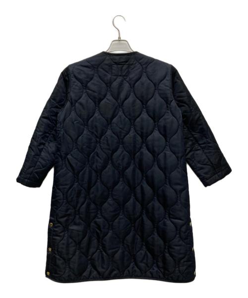 Traditional Weatherwear（トラディショナルウェザーウェア）Traditional Weatherwear (トラディショナルウェザーウェア) Spick and Span (スピック＆スパン) ARKLEY LONGキルティングコート/L222APQC00338MJ ネイビー サイズ:３２の古着・服飾アイテム