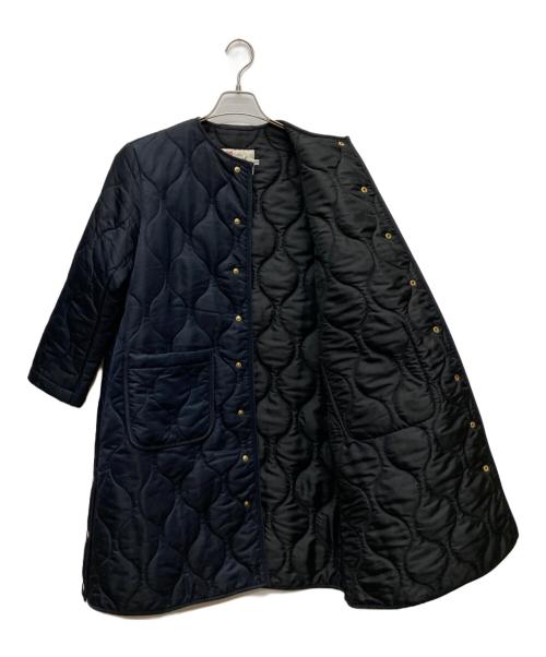 Traditional Weatherwear（トラディショナルウェザーウェア）Traditional Weatherwear (トラディショナルウェザーウェア) Spick and Span (スピック＆スパン) ARKLEY LONGキルティングコート/L222APQC00338MJ ネイビー サイズ:３２の古着・服飾アイテム