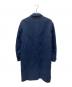 CoSTUME NATIONAL HOMME (コスチューム ナショナル オム) ポケットレザーウールコート ネイビー サイズ:48：10000円
