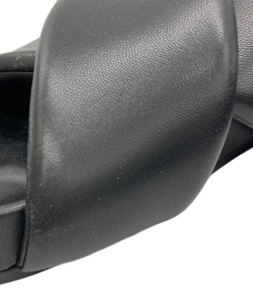 JIL SANDER（ジルサンダー）JIL SANDER (ジルサンダー) クロスストラップレザーサンダル/J32WP001 ブラック サイズ:41の古着・服飾アイテム