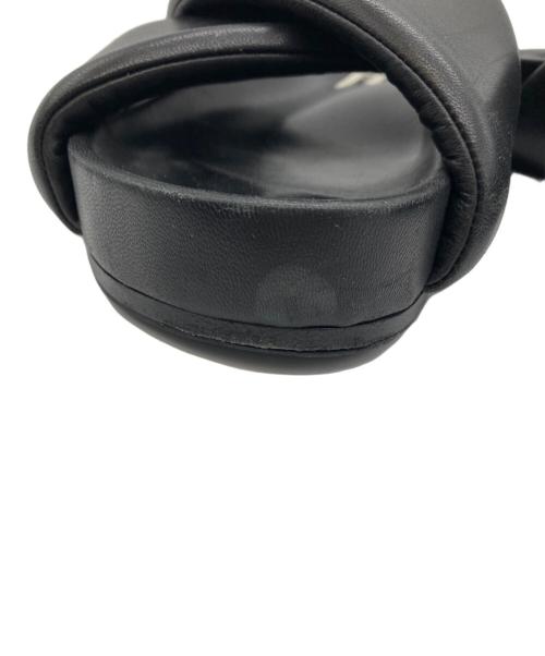 JIL SANDER（ジルサンダー）JIL SANDER (ジルサンダー) クロスストラップレザーサンダル/J32WP001 ブラック サイズ:41の古着・服飾アイテム