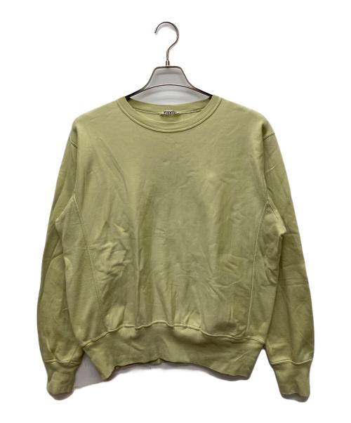 AURALEE（オーラリー）AURALEE (オーラリー) ELASTIC HIGH GAUGE SWEAT グリーン サイズ:4の古着・服飾アイテム