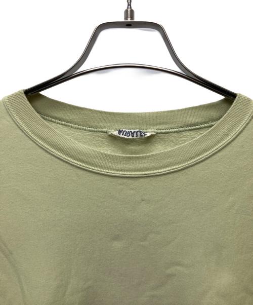 AURALEE（オーラリー）AURALEE (オーラリー) ELASTIC HIGH GAUGE SWEAT グリーン サイズ:4の古着・服飾アイテム