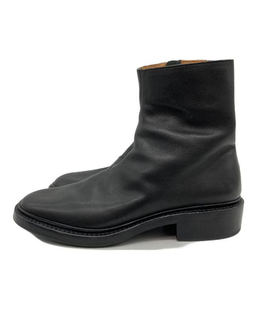 H BEAUTY&YOUTH（エイチ ビューティー&ユース）H BEAUTY&YOUTH (エイチ ビューティー&ユース) サイドジップレザーブーツ ブラック サイズ:8の古着・服飾アイテム