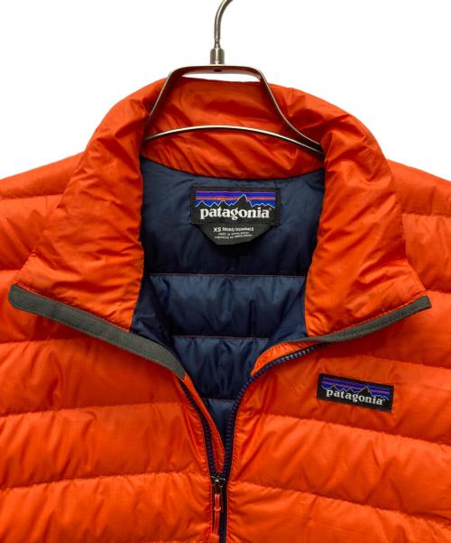 Patagonia（パタゴニア）Patagonia (パタゴニア) ダウンセーター オレンジ サイズ:XSの古着・服飾アイテム