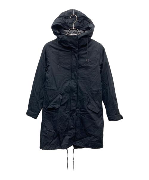 FRED PERRY（フレッドペリー）FRED PERRY (フレッドペリー) ジップインライナーフィッシュテールパーカー ブラック サイズ:34の古着・服飾アイテム