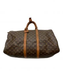 LOUIS VUITTON（ルイ ヴィトン）の古着「トラベルバッグ/キーポル55/M41424」｜ブラウン