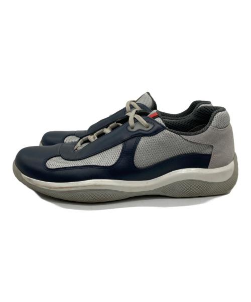 PRADA SPORTS（プラダスポーツ）PRADA SPORTS (プラダスポーツ) アメリカズカップ オリジナルスニーカー ネイビー×グレー サイズ:6 1/2の古着・服飾アイテム