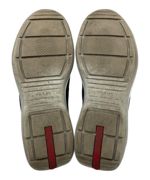 PRADA SPORTS（プラダスポーツ）PRADA SPORTS (プラダスポーツ) アメリカズカップ オリジナルスニーカー ネイビー×グレー サイズ:6 1/2の古着・服飾アイテム