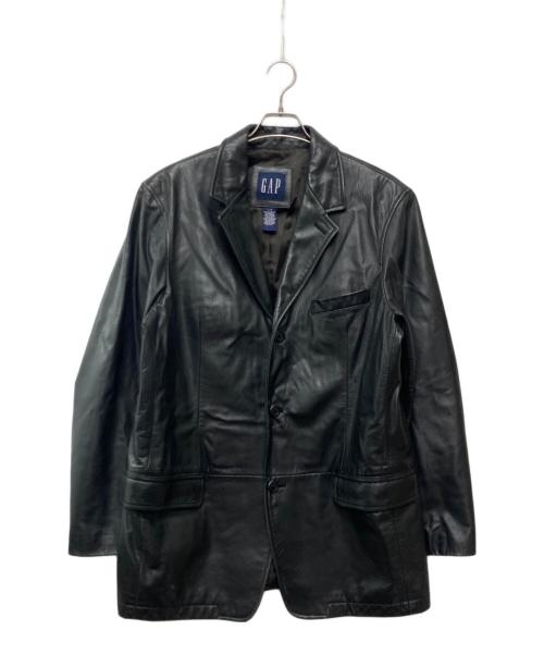 OLD GAP（オールドギャップ）OLD GAP (オールドギャップ) テーラードレザージャケット ブラック サイズ:L/Gの古着・服飾アイテム