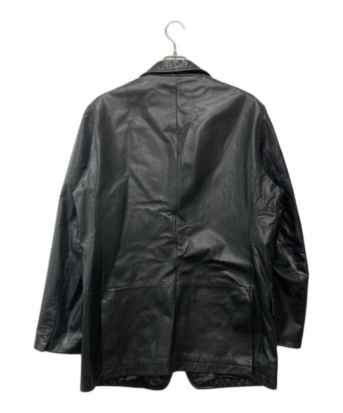 OLD GAP（オールドギャップ）OLD GAP (オールドギャップ) テーラードレザージャケット ブラック サイズ:L/Gの古着・服飾アイテム