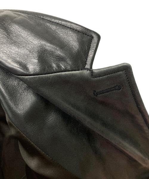 OLD GAP（オールドギャップ）OLD GAP (オールドギャップ) テーラードレザージャケット ブラック サイズ:L/Gの古着・服飾アイテム