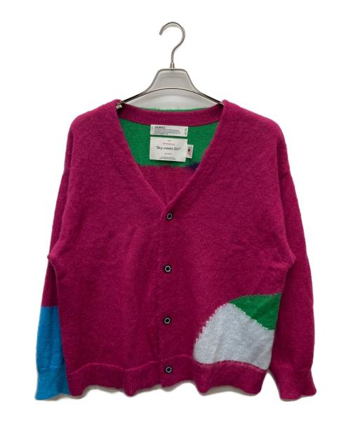 DAIRIKU（ダイリク）DAIRIKU (ダイリク) NANA Mohair Cardigan ショッキングピンク サイズ:Fの古着・服飾アイテム