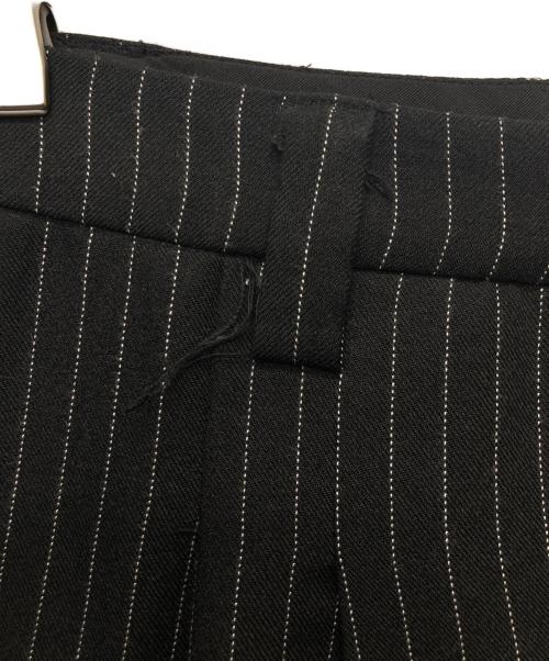 Jaded London（ジェイデッドロンドン）Jaded London (ジェイデッドロンドン) ストライプスラックス ブラック サイズ:34の古着・服飾アイテム