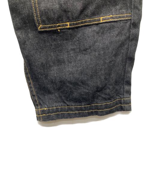 COMMONEDUCATION（コモンエデュケーション）COMMONEDUCATION (コモンエデュケーション) ONE WASH DEIM DOUBLE KNEE インディゴ サイズ:Lの古着・服飾アイテム