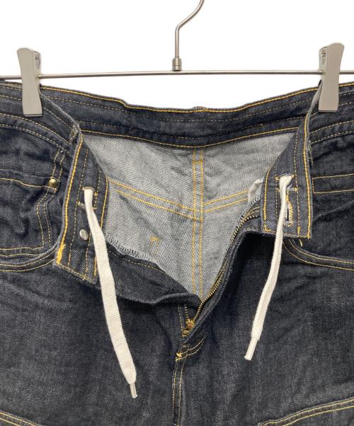 COMMONEDUCATION（コモンエデュケーション）COMMONEDUCATION (コモンエデュケーション) ONE WASH DEIM DOUBLE KNEE インディゴ サイズ:Lの古着・服飾アイテム