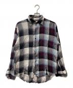 UNUSED×SUGARHILLアンユーズド×シュガーヒル）の古着「22ssオンブレチェックシャツ/US2150」