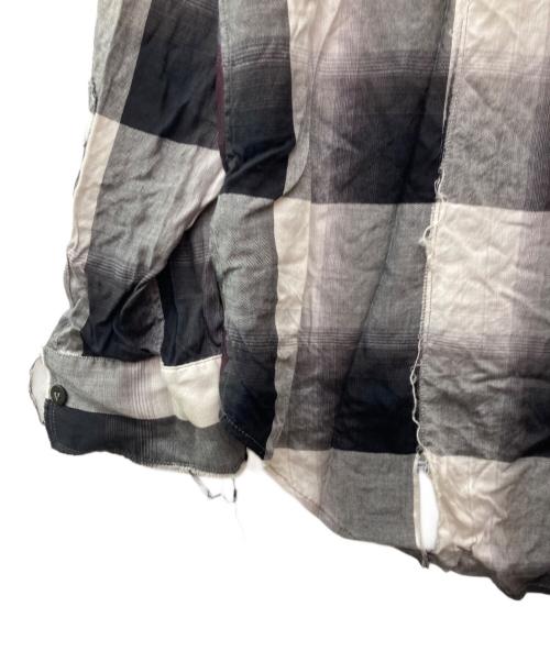 UNUSED（アンユーズド）UNUSED (アンユーズド) SUGARHILL (シュガーヒル) 22ssオンブレチェックシャツ/US2150 サイズ:2の古着・服飾アイテム