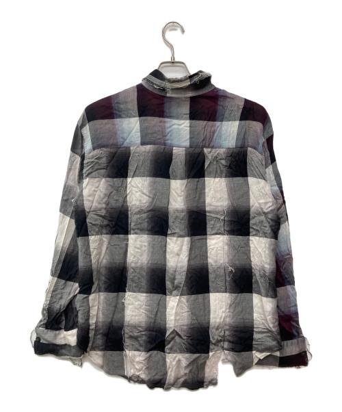 UNUSED（アンユーズド）UNUSED (アンユーズド) SUGARHILL (シュガーヒル) 22ssオンブレチェックシャツ/US2150 サイズ:2の古着・服飾アイテム