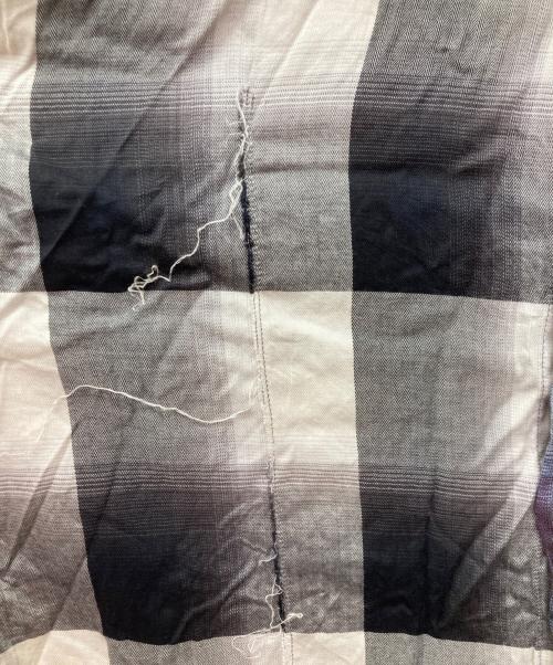 UNUSED（アンユーズド）UNUSED (アンユーズド) SUGARHILL (シュガーヒル) 22ssオンブレチェックシャツ/US2150 サイズ:2の古着・服飾アイテム