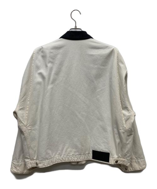 AMBUSH（アンブッシュ）AMBUSH (アンブッシュ) ジップアップコットンジャケット/BMEA005F20FAB001 ホワイト サイズ:２の古着・服飾アイテム