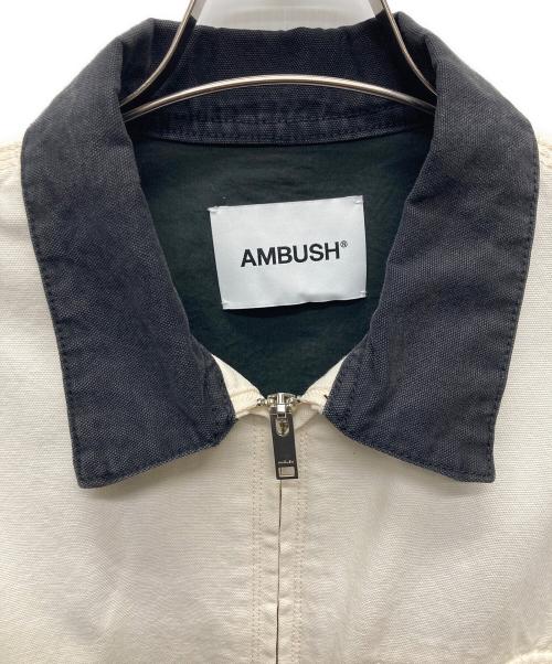 AMBUSH（アンブッシュ）AMBUSH (アンブッシュ) ジップアップコットンジャケット/BMEA005F20FAB001 ホワイト サイズ:２の古着・服飾アイテム