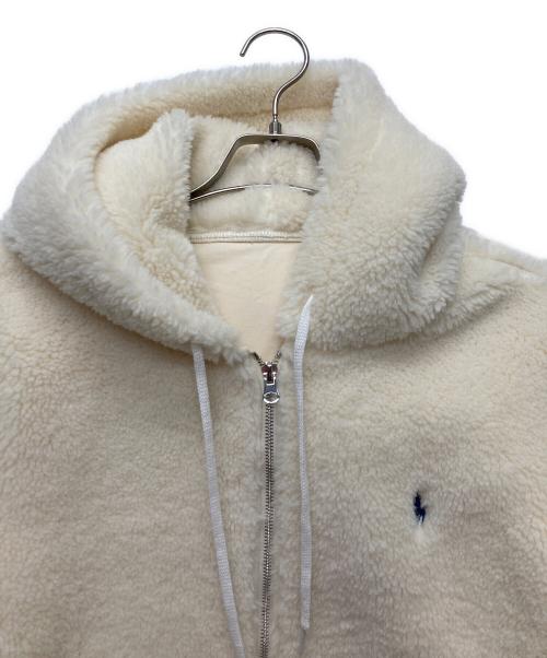 RALPH LAUREN（ラルフローレン）RALPH LAUREN (ラルフローレン) テディ パーカー ホワイト サイズ:Mの古着・服飾アイテム