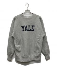 Champion REVERSE WEAVE（チャンピオン リバース ウィーブ）の古着「YALE クルーネックスウェットシャツ/C3-S026」｜グレー